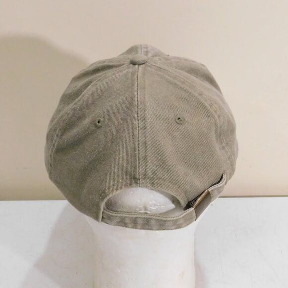 Vintage 90s Fan Guides Magazine Strapback Hat Cap Tan Embroidered Sports - Picture 4 of 7